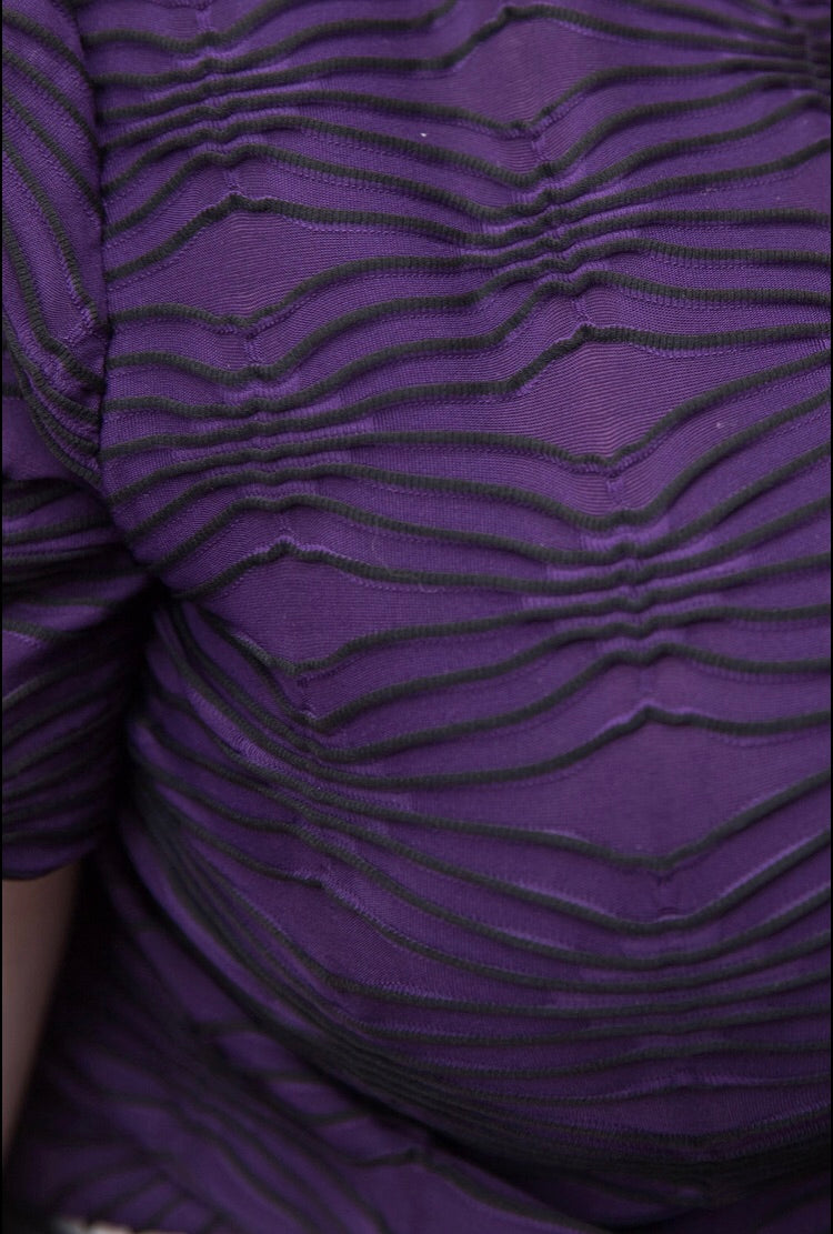 Purple and Black Calvin Klein Shirt
